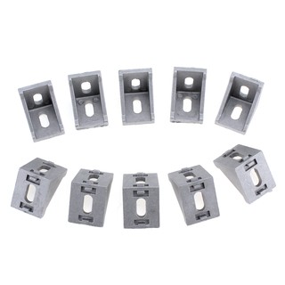 10pcs 3030 System Aluminium Angle Code Nut Hole Bracket