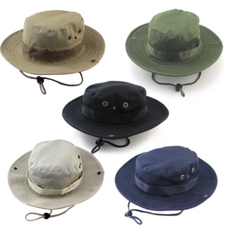 ภาพขนาดย่อของภาพหน้าปกสินค้า(X) หมวกบักเก็ต หมวกเดินป่า มีสายคล้องคอ หมวกกันแดด จากร้าน r_nice บน Shopee