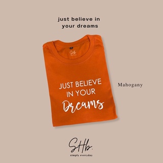 ใหม่ เสื้อยืด just believe |sherbet.teeshop