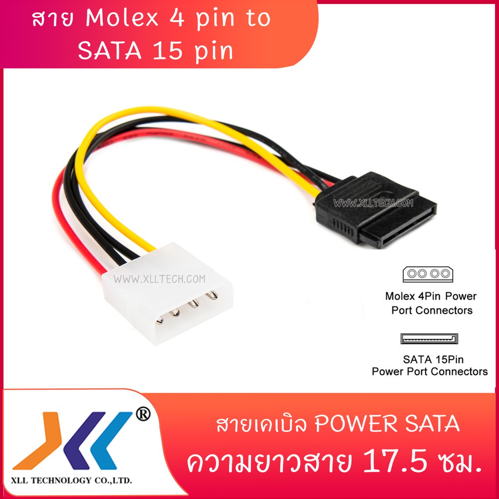 สาย-molex-4-pin-to-sata-15-pin