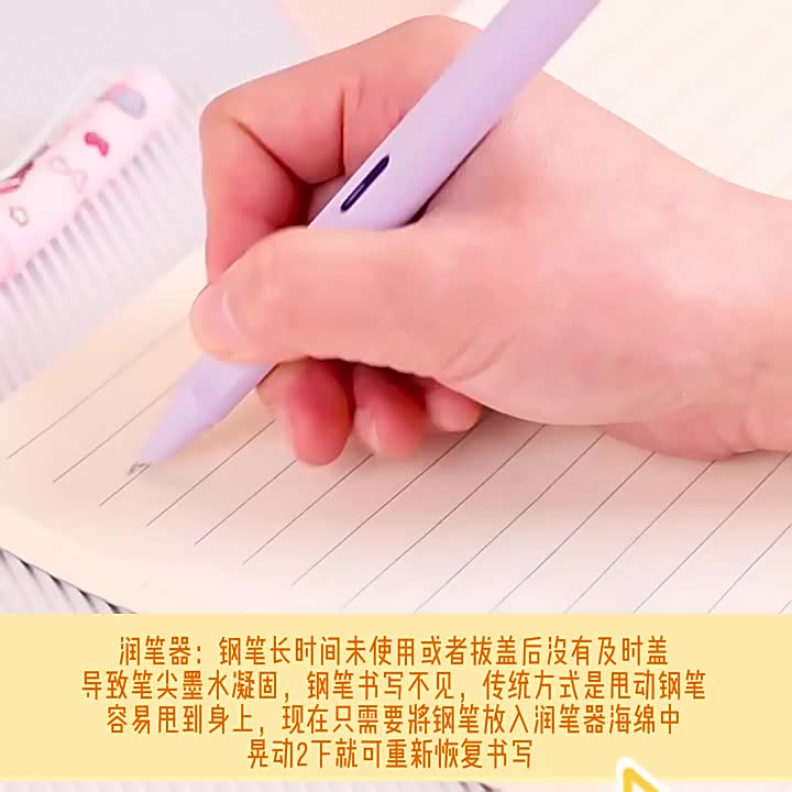alisond1-ชุดปากกาหมึกซึม-หมึกสีน้ําเงิน-เปลี่ยนหมึกได้-ชุดปากกาความร้อน-ลบได้-ทนทาน-ลงนาม-พร้อมยางลบ-เขียนตัวอักษร-ปากกานักเรียน