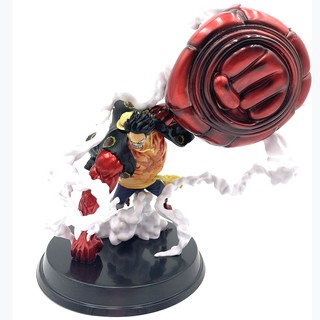 โมเดล ของเล่น วันพีช luffy gear 4 Bounce Man Gomu Gomu no King Kong Gun One Piece โมเดลของขวัญของเล่นทำมือ ตกแต่งโต๊ะ