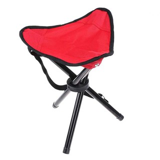 CKL เก้าอี้ 3 ขา แบบพกพา สีแดง รุ่น N-522