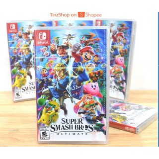 ภาพขนาดย่อของภาพหน้าปกสินค้าNintendo Switch Game Super Smash Bros. Ultimate Zone Asia/English เกมนินเทนโด้ จากร้าน tinzshop บน Shopee