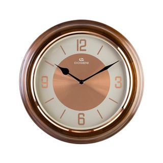 นาฬิกา นาฬิกาแขวนไม้ DOGENI WNW002DB 12 นิ้ว สีน้ำตาล ของตกแต่งบ้าน เฟอร์นิเจอร์ ของแต่งบ้าน WALL CLOCK WOOD 12 นิ้ว BRO