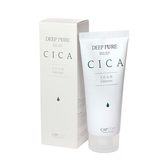 CAPSTAY DEEP PURE RELIEF CICA FOAM CLEANSER 150ml.