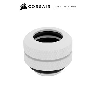 CORSAIR Cooler Hydro X Series XF Hard 12mm OD Fitting Four Pack — White