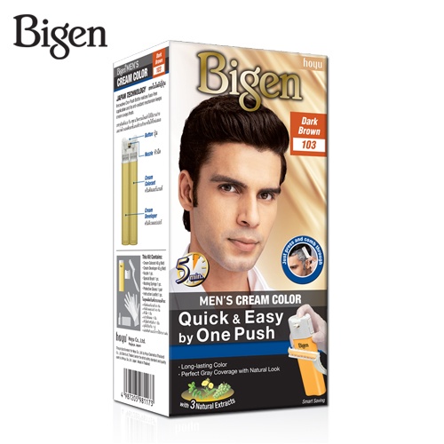 bigen-mens-one-push-ครีมเปลี่ยนสีผมผู้ชาย