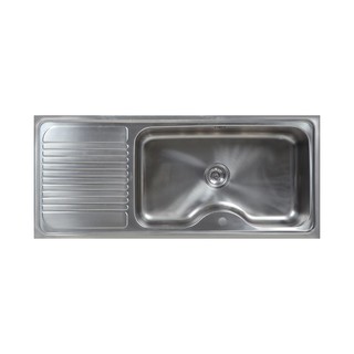 Embedded sink BUILT-IN SINK 1B1D MEX SUMO3BL SSTAINLESS STEEL Sink device Kitchen equipment อ่างล้างจานฝัง ซิงค์ฝัง 1หลุ