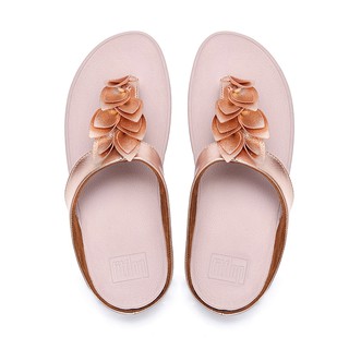 Fit Flops Bb7 Fino Leaf 女士玫瑰金人字拖