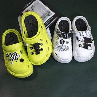 Crocs Jibbitz ชุดจี้รูปหมี สําหรับตกแต่งรองเท้า DIY