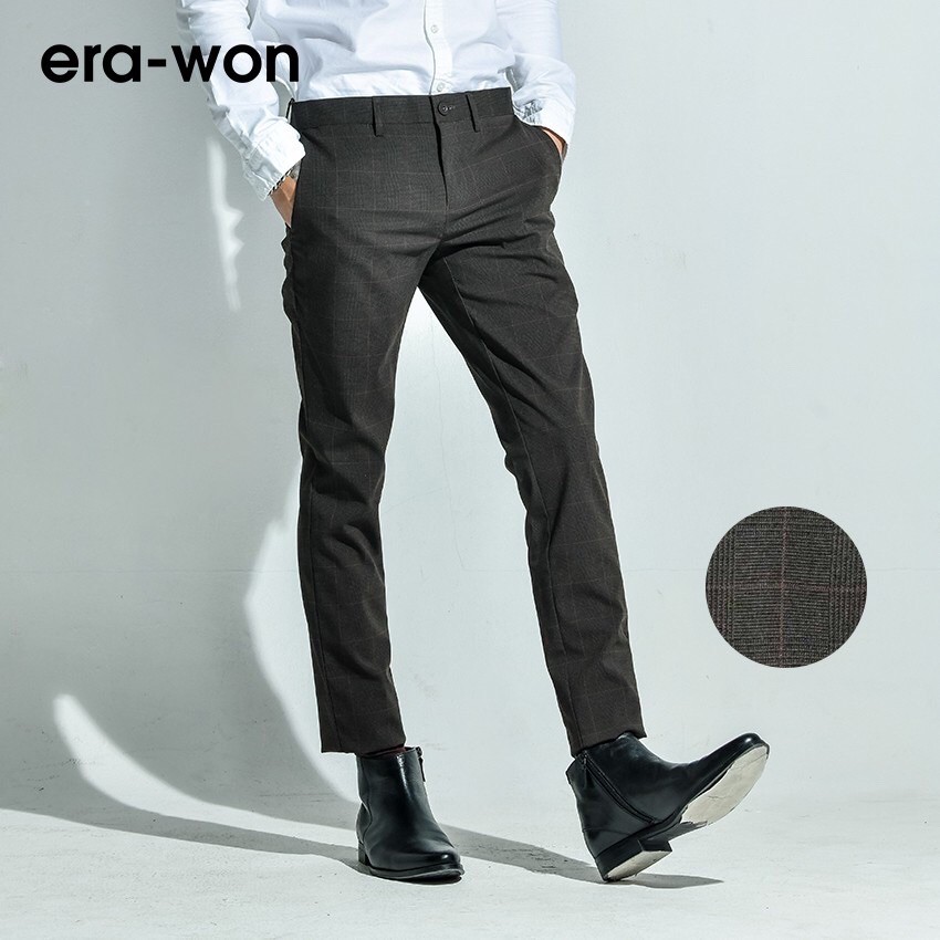 erawon-shop-0589ts-กางเกงสแลคขายาว-ทรงเดฟ-รุ่น-monotone-workday-สี-time-square