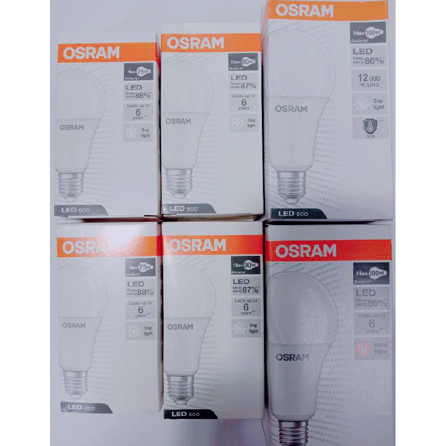 หลอดไฟosram-แอลอีดี-5วัตต์-7วัตต์-9วัตต์-12วัตต์-14วัตต์-หลอดไฟ-แสงสว่าง-แสงเหลือง-led