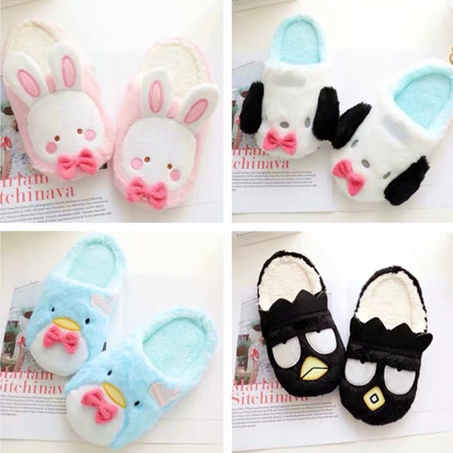 sanrio-slipper-รองเท้าใส่อยู่บ้าน-นุ่มนิ่ม-น่ารักที่สุด