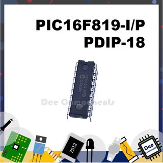 PIC16F819 Microcontrollers - MCU PDIP-18  2 - 5.5 V -40°C TO 85°C PIC16F819-I/P MICROCHIP 2-B0-2