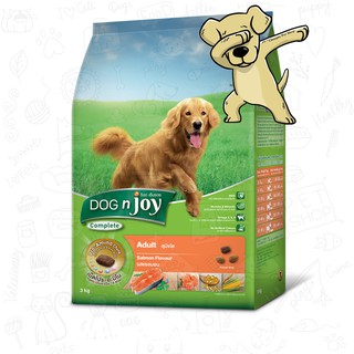 [Cheaper] Dognjoy Complete สูตรสุนัขโต รสแซลมอน 3kg