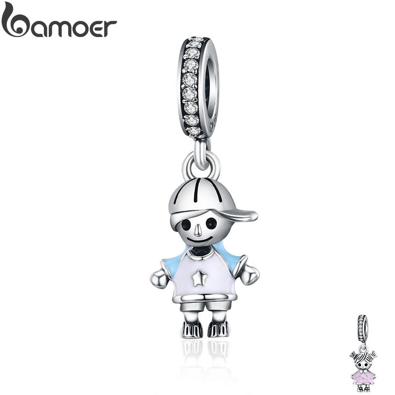 Bamoer Charms for DIY bracelet necklace 925 sterling silver SCC543