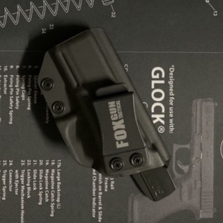 ภาพหน้าปกสินค้าซองปืนพกใน GLOCK43 G19 ถนัดขวา วัสดุ KYDEX ของ FOXGUN ที่เกี่ยวข้อง