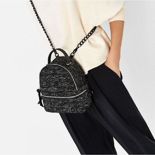 เป้ Zara Mini Backpack กระเป๋าสะพายหลัง ของแท้
