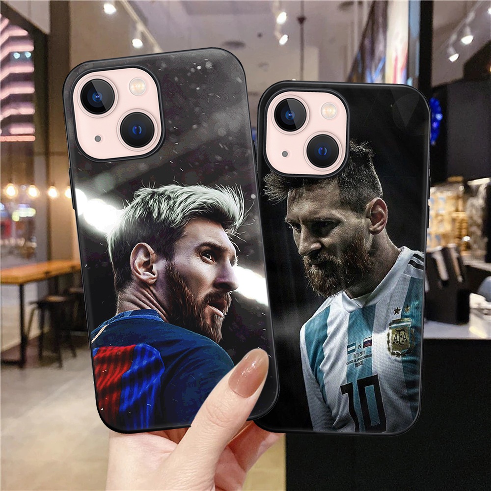 เคสโทรศัพท์มือถือ-แบบนิ่ม-ลายฟุตบอล-star-messi-สีดํา-สําหรับ-iphone-11-12-13-pro-max-iphone-7-8-se-2020