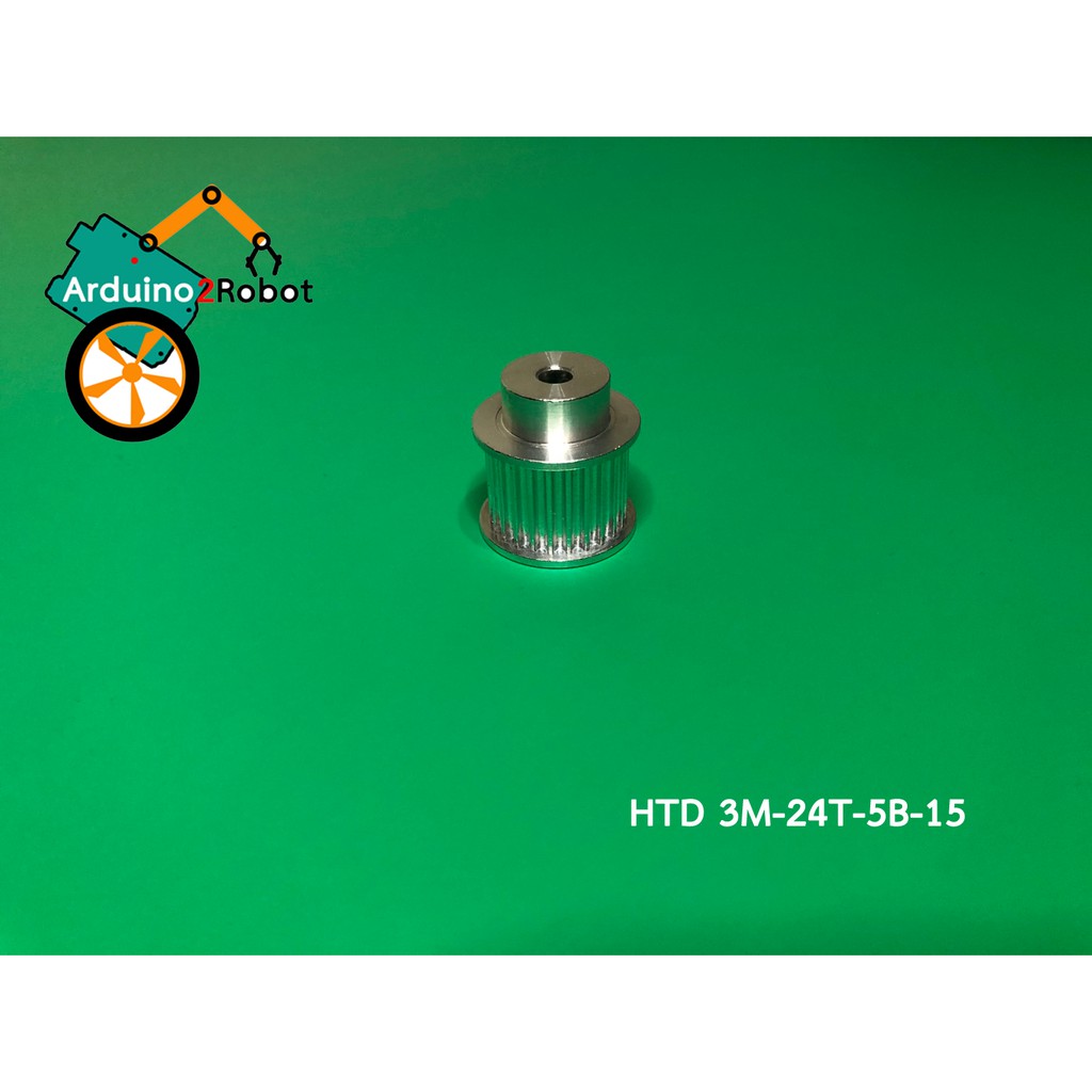 htd-3m-timing-pulley-24-teeth-bore-5mm-สำหรับสายพาน-3m-belt-width-15mm-htd-3m-24t-5b-15