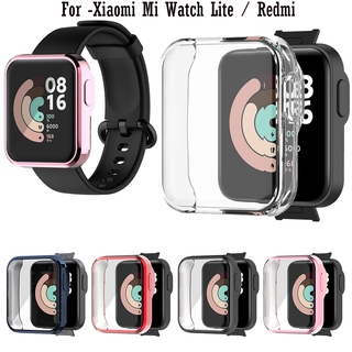 สินค้า เคสป้องกันหน้าจอนาฬิกา หลากสี แบบนิ่ม สำหรับ Xiaomi Mi Watch Lite Redmi