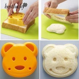 DIY Japan Cutter Tool Kit Cute Bear Sandwich Bread Dessert Rice Toast Stamp Mold