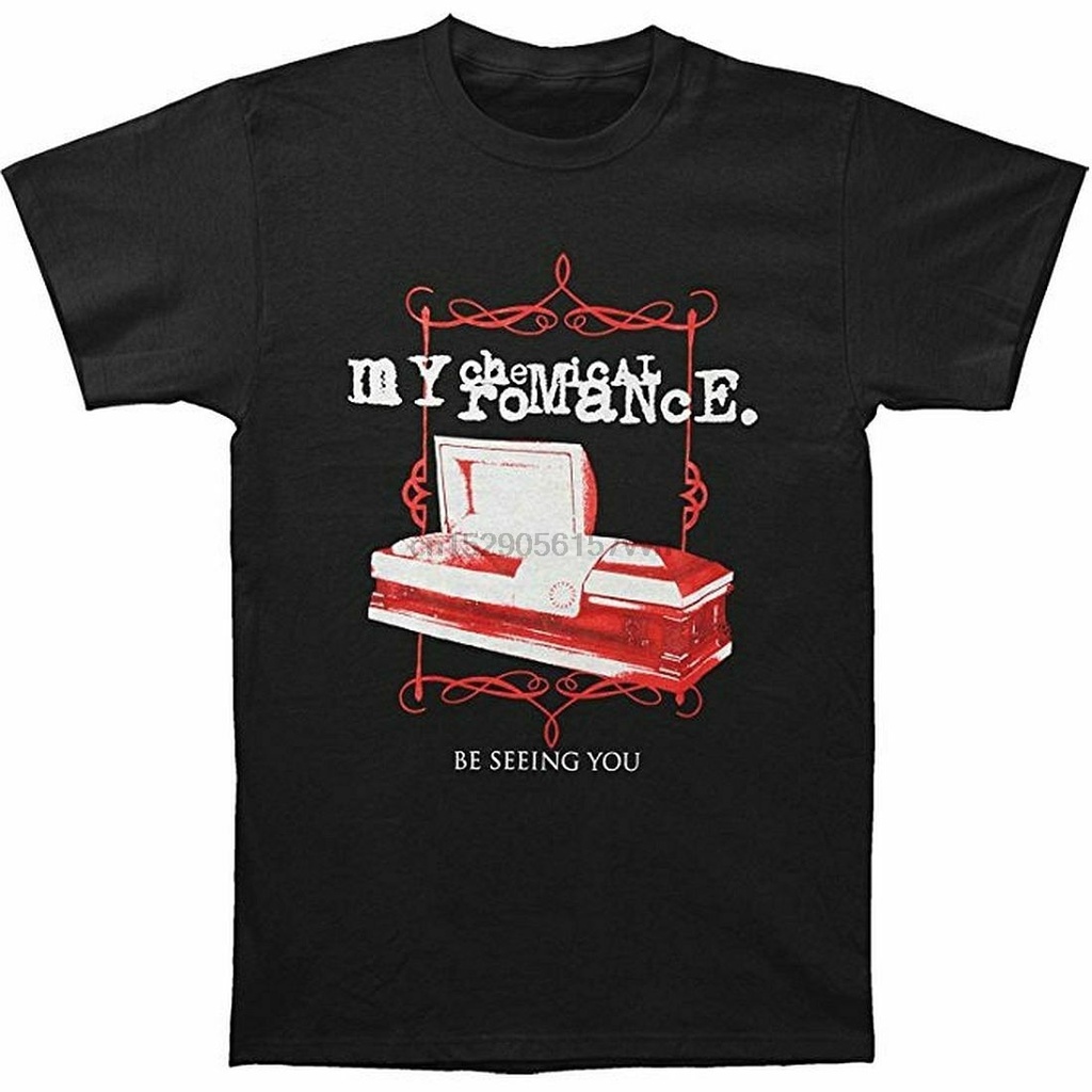 เสื้อยืด-ผ้าฝ้าย-100-พิมพ์ลาย-my-chemical-romance-coffin-lhzyสามารถปรับแต่งได้