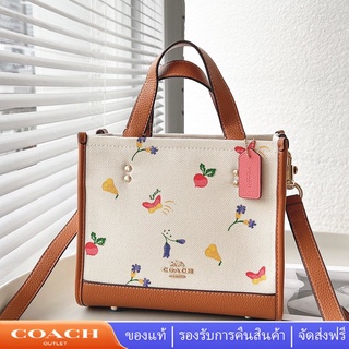 Coach 8253 dempsey 22 กระเป๋าโท้ทใบเล็กสไตล์ชนบท / กระเป๋าโท้ทผู้หญิง