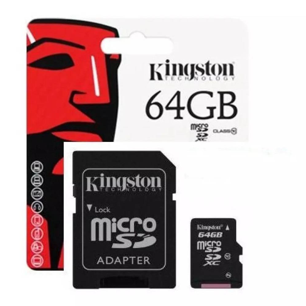 ภาพสินค้าKINGSTON ของแท้ประกันศุนย์ 64GB MICRO SD TF CARD 64GB/16GB/32GB/128GB Class 10 จากร้าน junanvision บน Shopee ภาพที่ 1