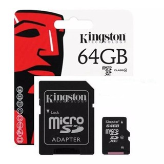 ภาพขนาดย่อของภาพหน้าปกสินค้าKINGSTON ของแท้ประกันศุนย์ 64GB MICRO SD TF CARD 64GB/16GB/32GB/128GB Class 10 จากร้าน junanvision บน Shopee ภาพที่ 1