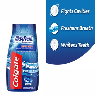 ยาสีฟันผสมน้ำยาบ้วนปากสำหรับเด็ก Colgate Max Fresh Liquid Gel 2-in-1 Toothpaste and Mouthwash, Cool Mint, ราคา 350 บาท