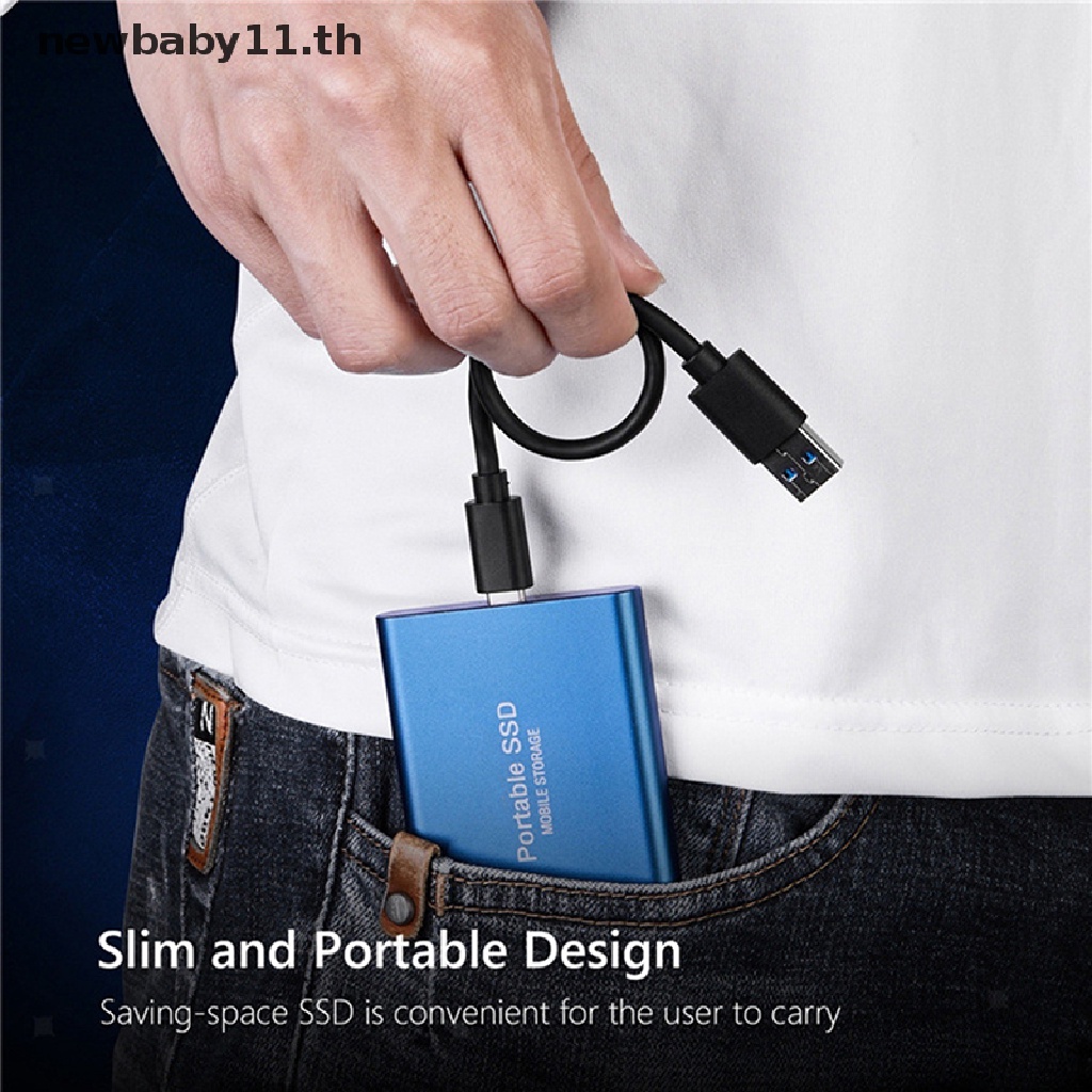 ภาพสินค้าOnebaby ฮาร์ดดิสก์มือถือ SSD 4TB 2TB 1TBGB Type C USB3.1 แบบพกพา จากร้าน newbaby11.th บน Shopee ภาพที่ 5