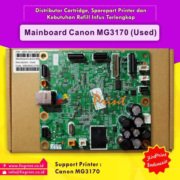 บอร์ดเครื่องพิมพ์ Canon MG3170, เมนบอร์ด MG3170, เมนบอร์ด Canon MG3170 ...