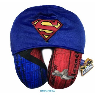 (ลิขสิทธิ์แท้ ส่งฟรี) หมอนรองคอ ซูเปอร์แมน Superman ดีซี ซูเปอร์ฮีโร่ DC Super Hero