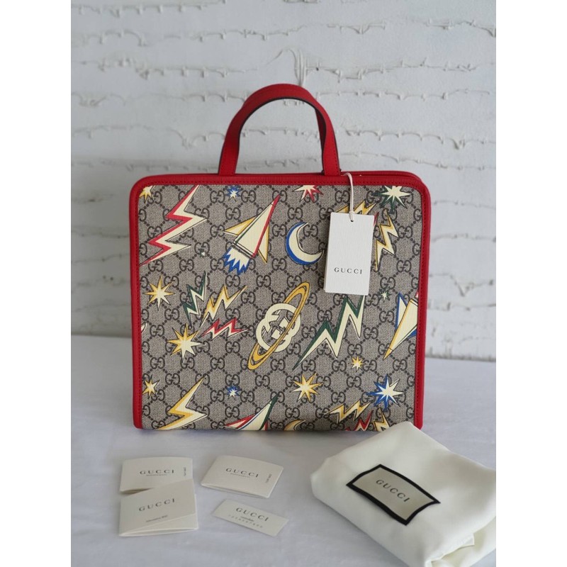 Children's gg space print belt bag hotsell