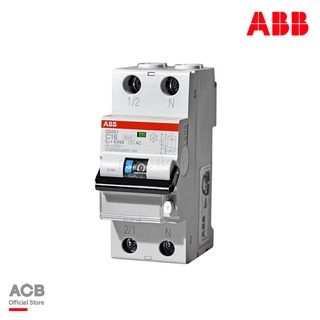 ABB DS201 C20 AC30 : Miniature Circuit Breaker with Overload protection (RCBO),Type AC,1P+N,20A,6kA,30mA,240V l เอบีบี