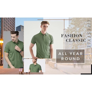 ภาพขนาดย่อของภาพหน้าปกสินค้าZITY เสื้อโปโลผู้ชาย Mens Casual 100% โพลีเอสเตอร์เสื้อโปโลผู้ชายปริมาณสูง Turn Down Collar เสื้อโปโล Plus Size จากร้าน pqi3t9sxep บน Shopee ภาพที่ 8