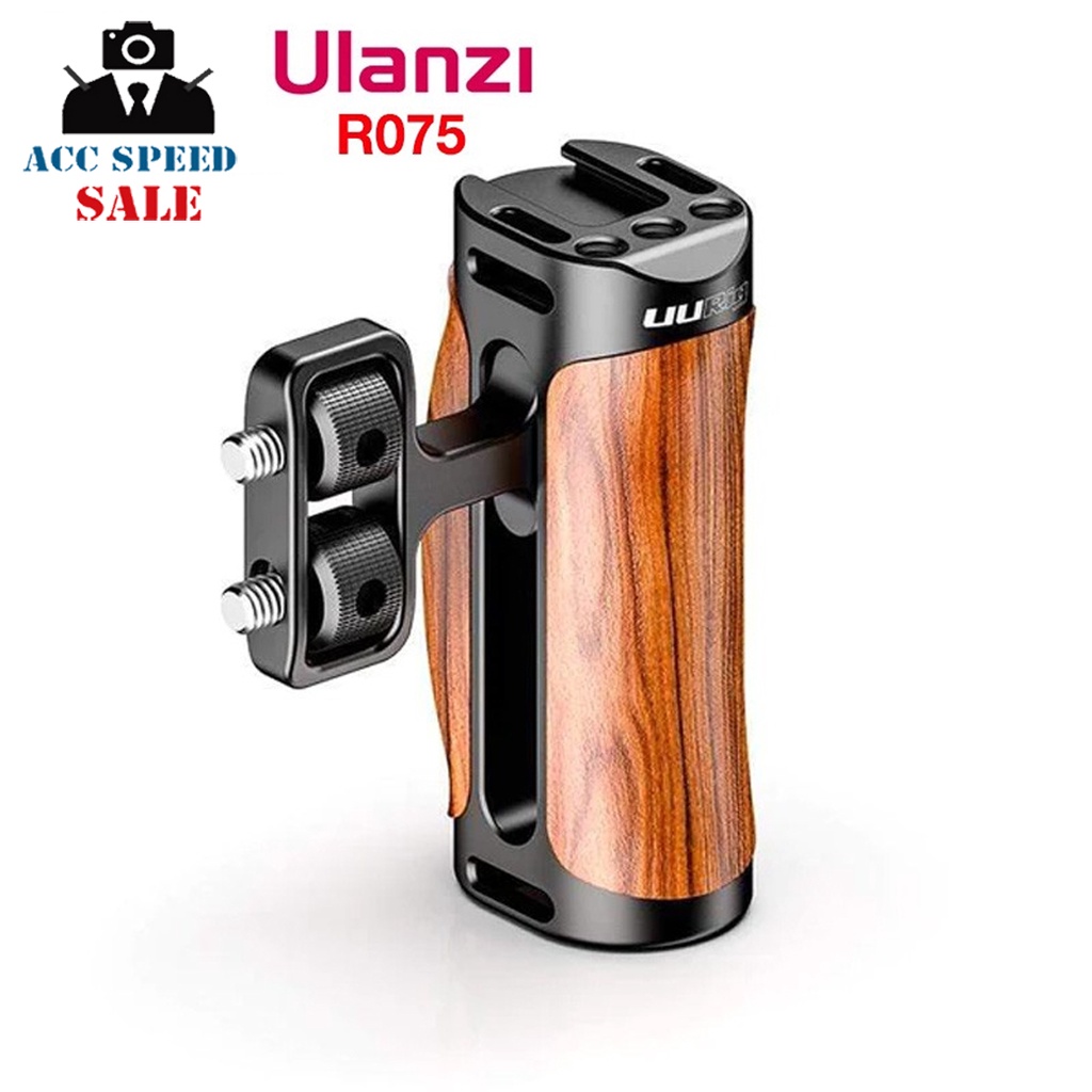 ulanzi-r075-ด้ามจับไม้-สำหรับยึด-cage-อุปกรณ์เสริมกล้อง-ช่วยให้การจับถือดีขึ้น