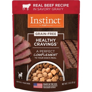 อาหารเปียกสุนัข Instinct Healthy Cravings สูตร Real Beef เนื้อวัว ขนาด 85 g