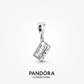 Pandora จี้เทปคาสเซ็ต สไตล์วินเทจ ของขวัญวันเกิด สําหรับสุภาพสตรี p825