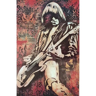 โปสเตอร์ วง ดนตรี Ramones ราโมนส์ รูปภาพ ติดผนัง สวยๆ poster 34.5 x 23.5 นิ้ว (88 x 60 ซม.โดยประมาณ)