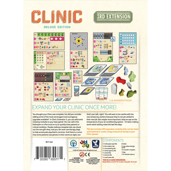 ของแท้-clinic-deluxe-edition-3rd-extension-board-game