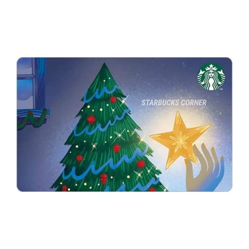 ภาพหน้าปกสินค้าบัตร Starbucks ลาย Christmas Tree (2020)  มูลค่าบัตร 500 บาท จากร้าน johnnystb บน Shopee