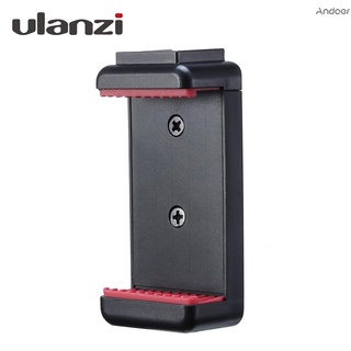 Ulanzi St-07 อุปกรณ์คลิปหนีบโทรศัพท์มือถือพร้อมหลุมสกรู 1/4 นิ้วสําหรับไมโครโฟน 5.6-8.3ซม.