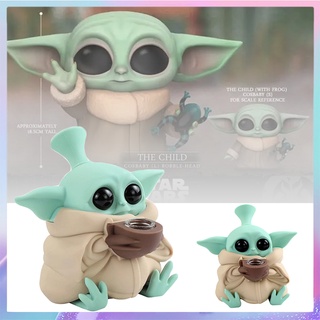 Yoda Pipe  Silicone pipe โมเดลฟิกเกอร์แมนดาลอเรีย  ของสะสม ตกแต่งได้ ของเล่นสําหรับเด็ก