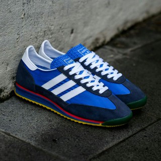 รองเท้าผ้าใบ Adidas Sl72 สไตล์วินเทจสีน้ําเงิน