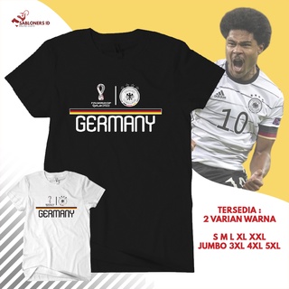 เสื้อยืด พิมพ์ลาย Distro World Cup World Cup Qatar 2022 GERMANY Service GERMANY ไซซ์ 30 สําหรับผู้ชาย และผู้หญิงS-5XL