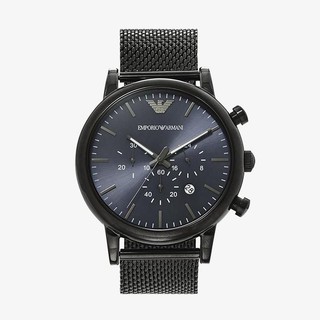 สินค้า Emporio Armani นาฬิกาข้อมือผู้ชาย Sport Chronograph Blue Dial Grey รุ่น AR1979