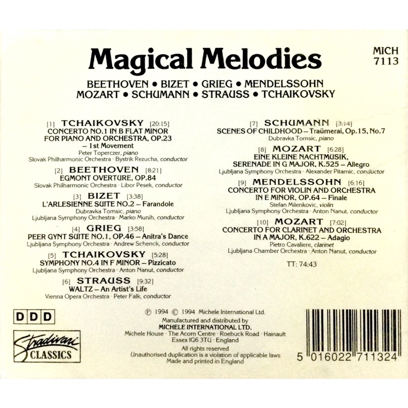 cdเพลงสากล-magical-melodies-ลิขสิทธิ์แท้